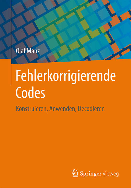 Book cover of Fehlerkorrigierende Codes