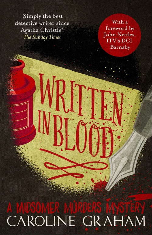 Book cover of Written in Blood: A Midsomer Murders Mystery 4