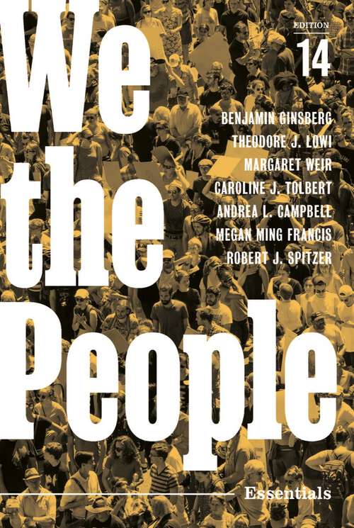 Book cover of We the People (Fourteenth Essentials Edition) (Fourteenth Essentials Edition)