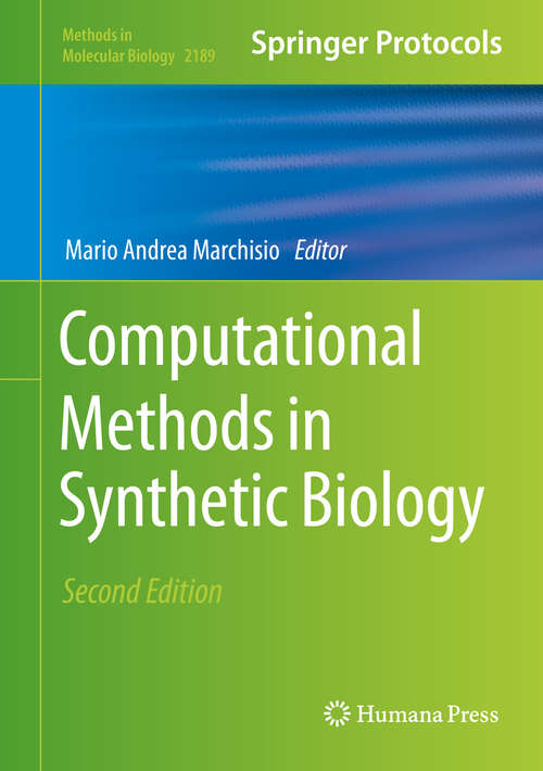 Book cover of Computational Methods in Synthetic Biology (2nd ed. 2021) (Methods in Molecular Biology #2189)