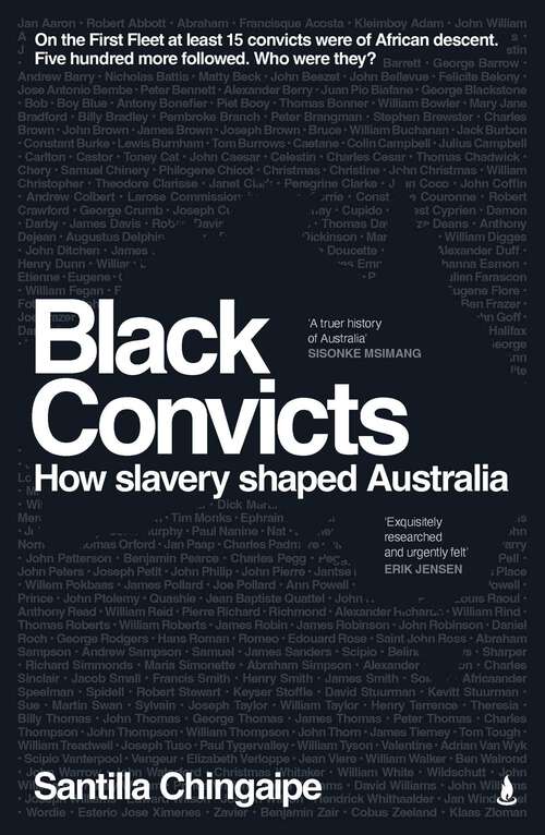 Book cover of Black Convicts: How slavery shaped Australia