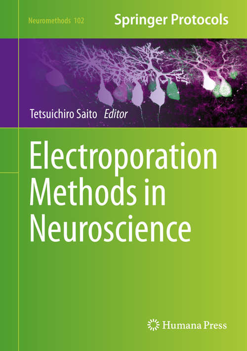 Book cover of Electroporation Methods in Neuroscience