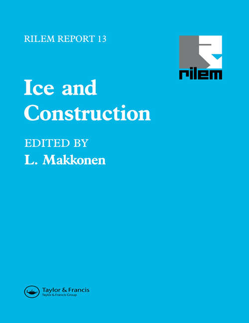 Book cover of Ice and Construction