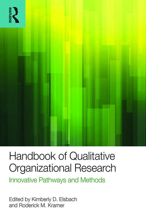 Book cover of Handbook of Qualitative Organizational Research: Innovative Pathways and Methods