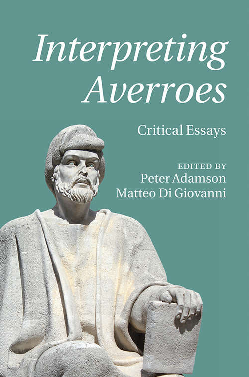 Book cover of Interpreting Averroes: Critical Essays