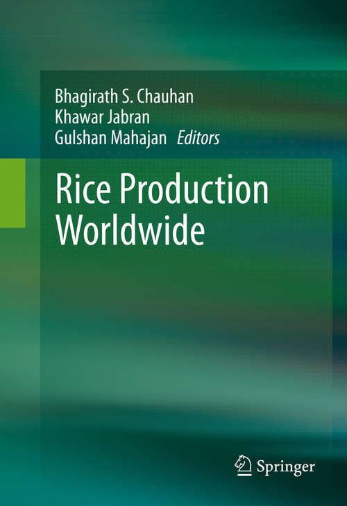 Book cover of Rice Production Worldwide