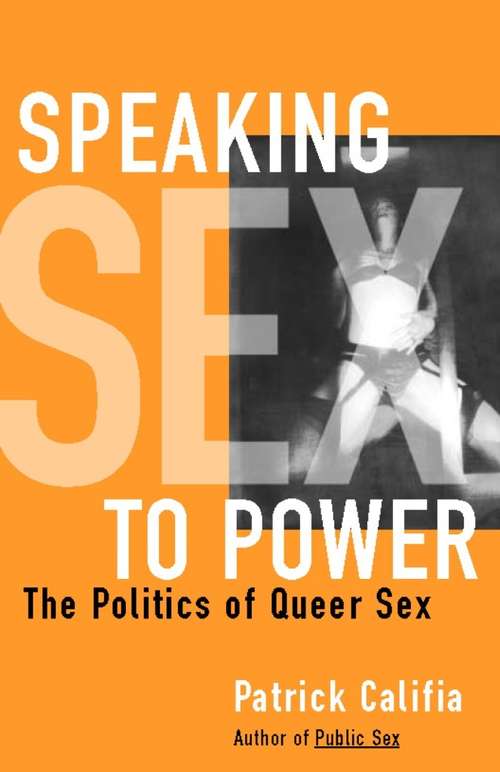 Book cover of Speaking Sex to Power