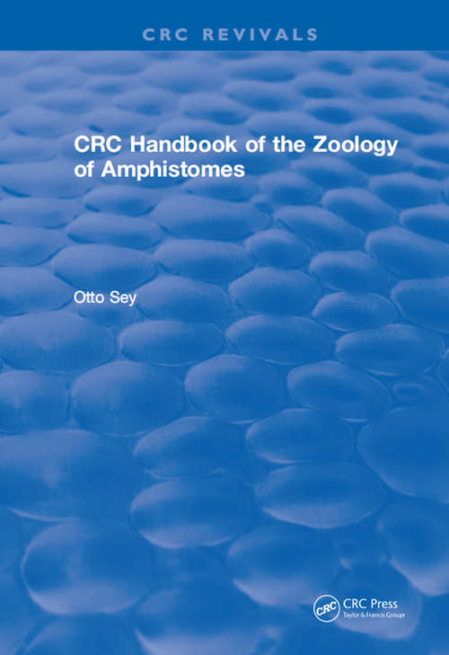 Book cover of CRC Handbook of the Zoology of Amphistomes (CRC Press Revivals)