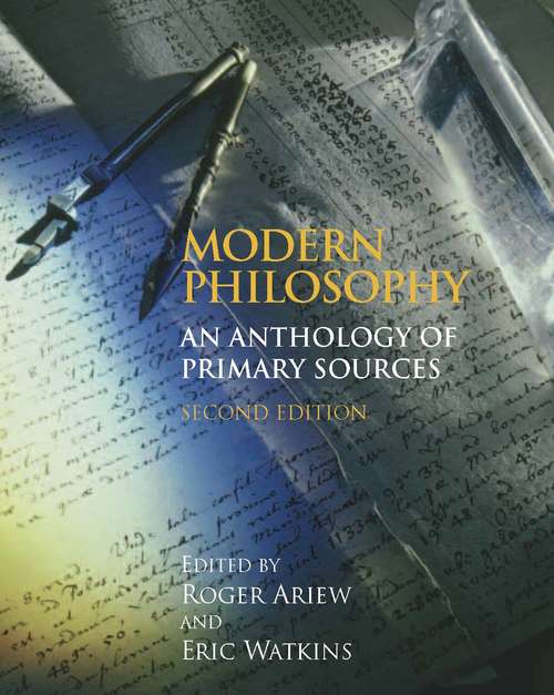 Book cover of Modern Philosophy