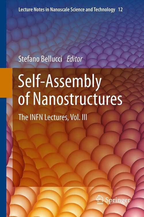 Book cover of Self-Assembly of Nanostructures