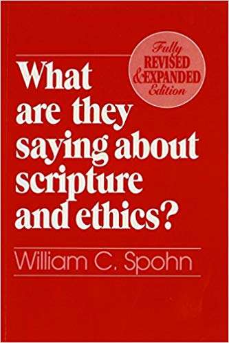 Book cover of What Are They Saying About Scripture and Ethics