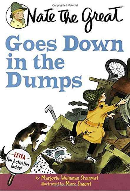 Book cover of Nate The Great Goes Down In The Dumps