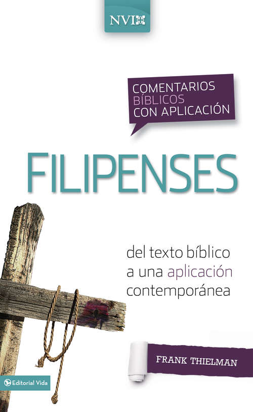 Book cover of Comentario bíblico con aplicación NVI Filipenses: Del texto bíblico a una aplicación contemporánea
