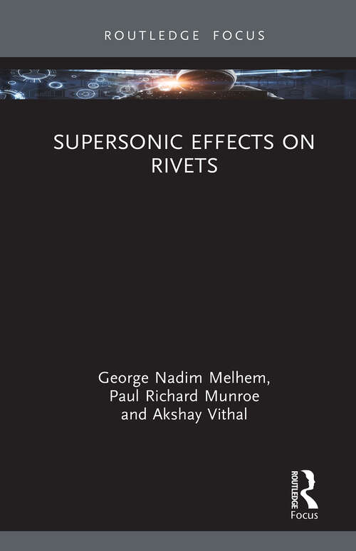 Book cover of Supersonic Effects on Rivets