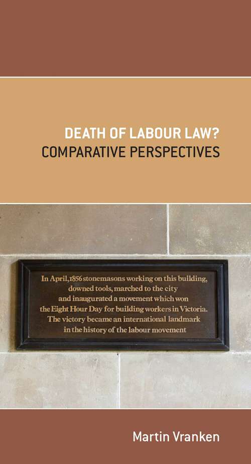 Book cover of Death of Labour Law?