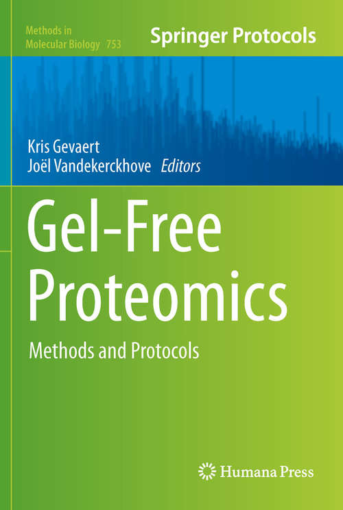 Book cover of Gel-Free Proteomics