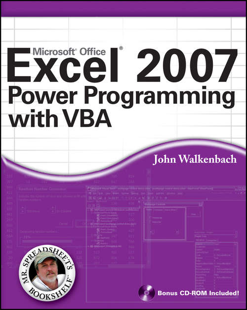 Book cover of Excel 2007 Power Programming with VBA (Mr. Spreadsheet's Bookshelf #2)