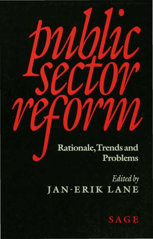 Book cover of Public Sector Reform: Rationale, Trends and Problems