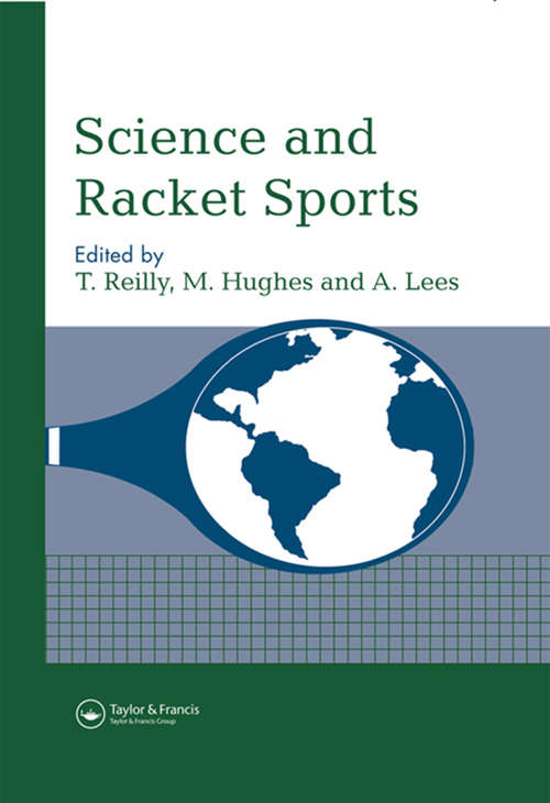 Book cover of Science and Racket Sports I
