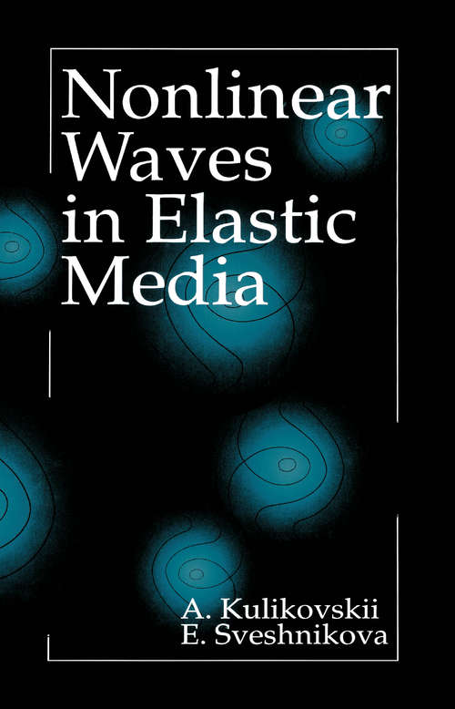 Book cover of Nonlinear Waves in Elastic Media