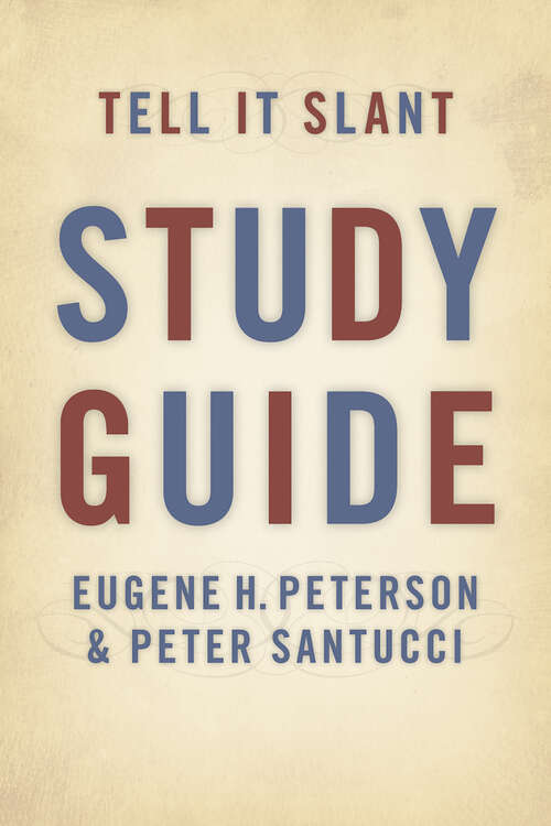 Book cover of Tell It Slant Study Guide