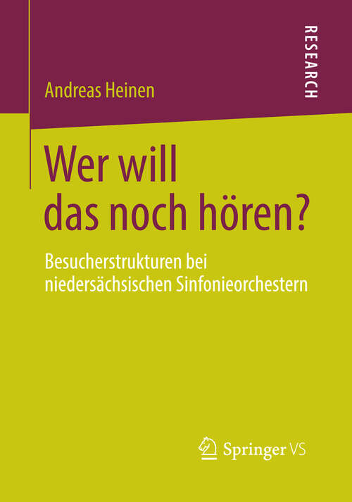 Book cover of Wer will das noch hören?