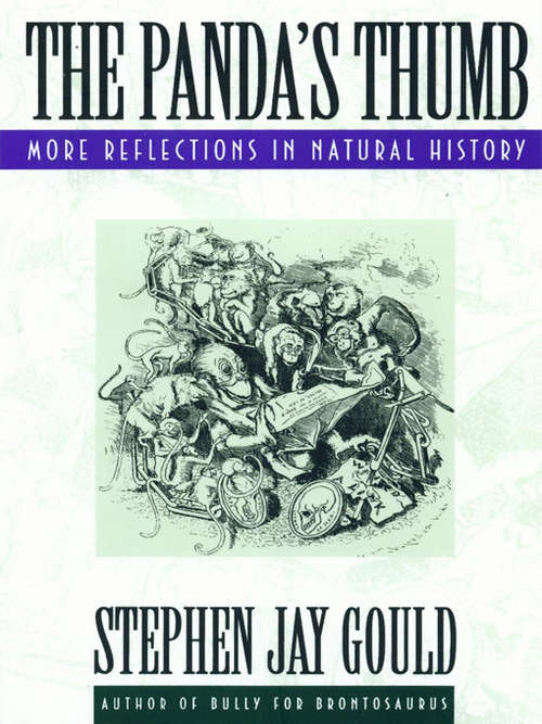 Book cover of The Panda's Thumb: More Reflections in Natural History