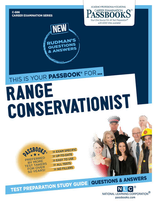 Book cover of Range Conservationist: Passbooks Study Guide (Career Examination Series)