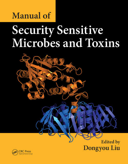 Book cover of Manual of Security Sensitive Microbes and Toxins (1)