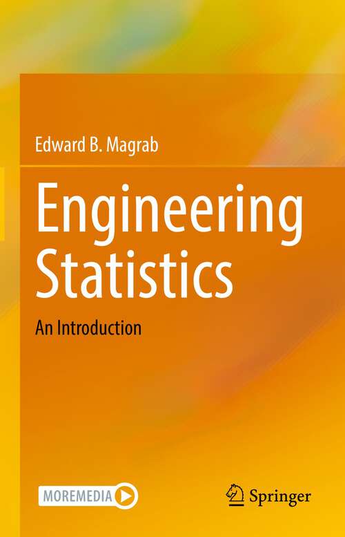 Book cover of Engineering Statistics: An Introduction (1st ed. 2022)