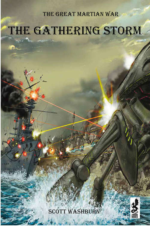 Book cover of The Great Martian War: The Gathering Storm (The Great Martian War #5)