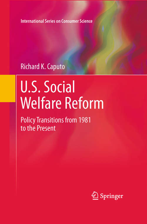 Book cover of U.S. Social Welfare Reform