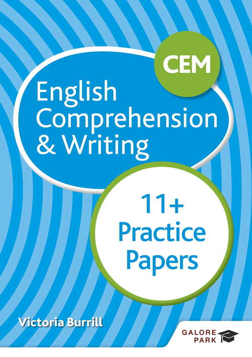 Book cover of CEM 11+ English Comprehension & Writing Practice Papers