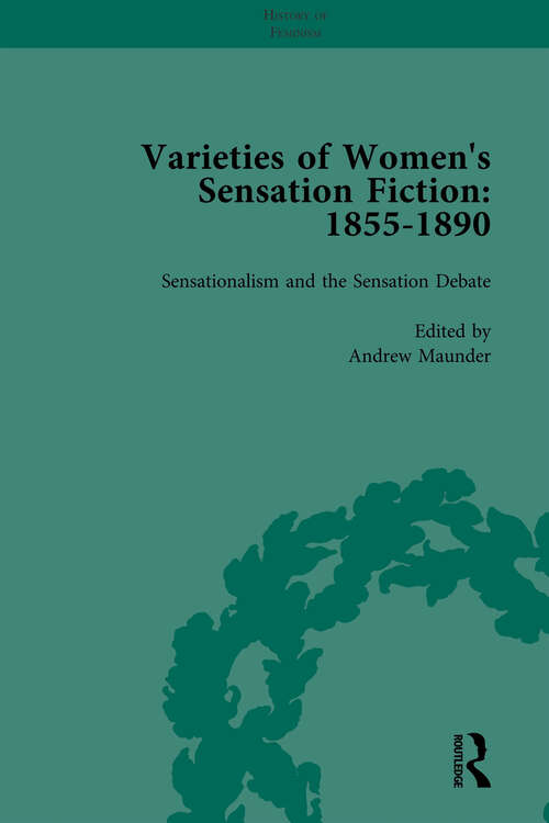 Book cover of Varieties of Women's Sensation Fiction, 1855-1890 Vol 1