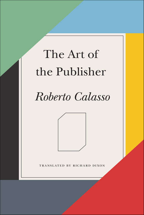 Book cover of The Art of the Publisher