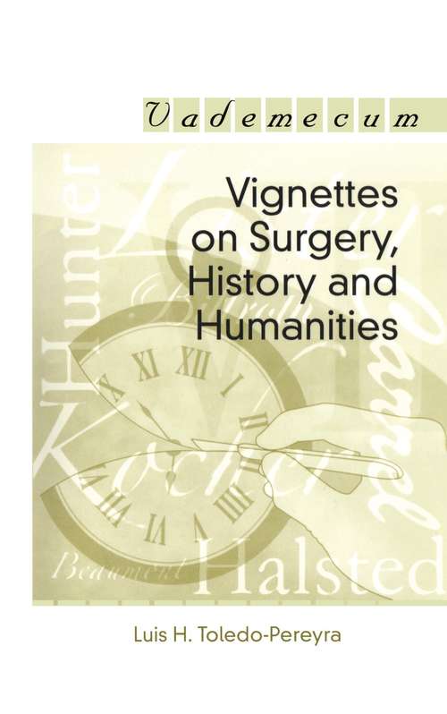 Book cover of Vignettes on Surgery, History and Humanities