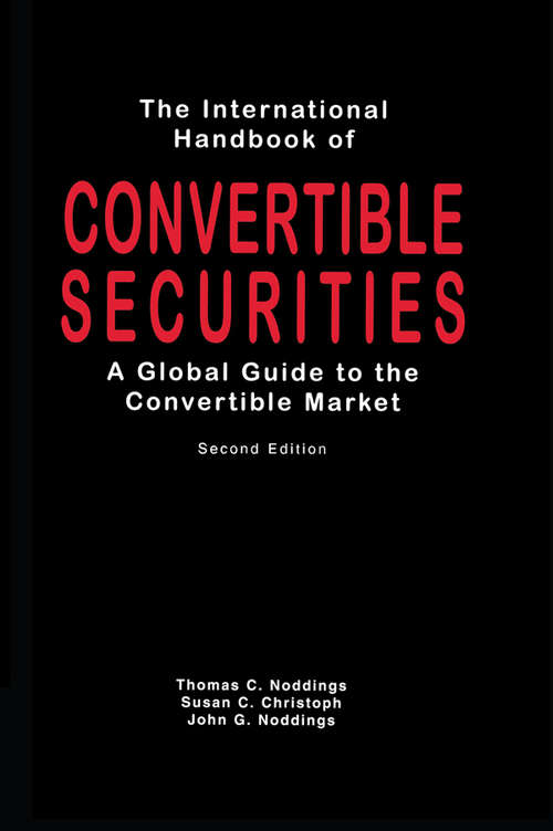 Book cover of International Handbook of Convertible Securities: A Global Guide To The Convertible Market (2)