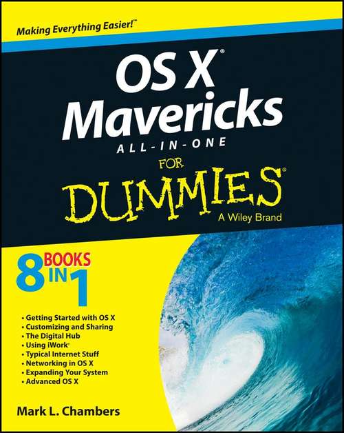 Book cover of OS X Mavericks All-in-One For Dummies