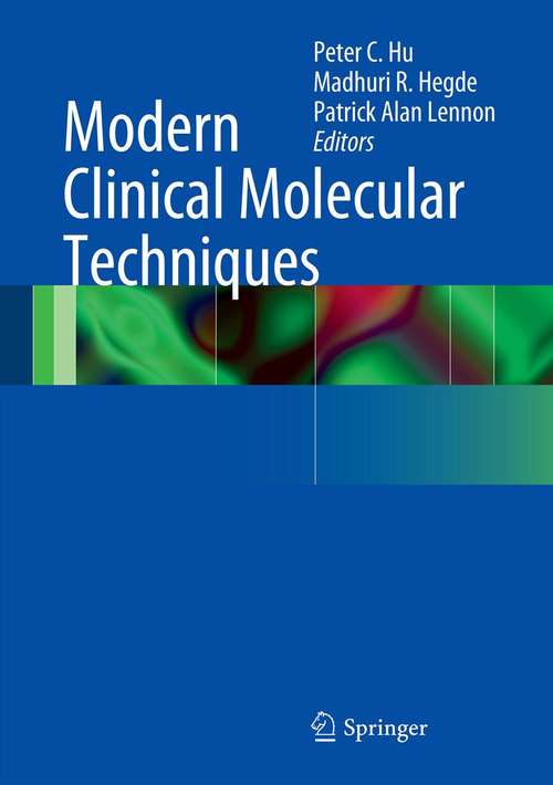 Book cover of Modern Clinical Molecular Techniques