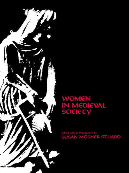 Book cover of Women in Medieval Society