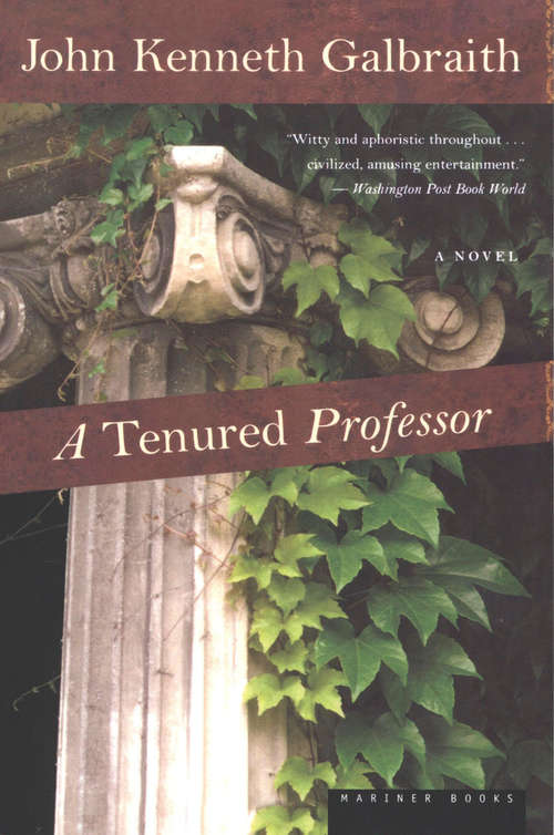 Book cover of A Tenured Professor: A Novel (Seix Barral Ser.)