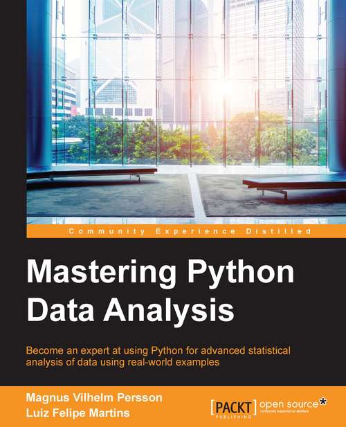 Book cover of Mastering Python Data Analysis