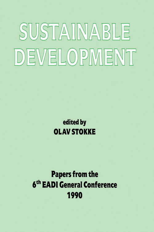 Book cover of Sustainable Development