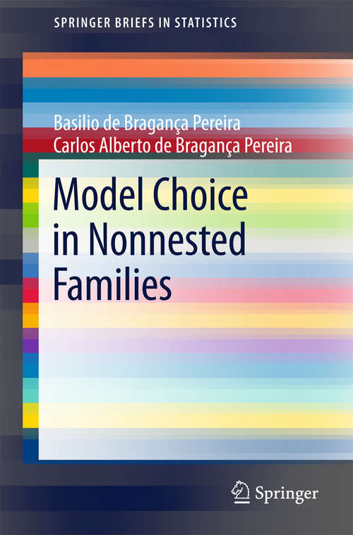 Book cover of Model Choice in Nonnested Families