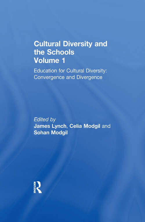 Book cover of Education Cultural Diversity: Convergence and Divergence Volume 1