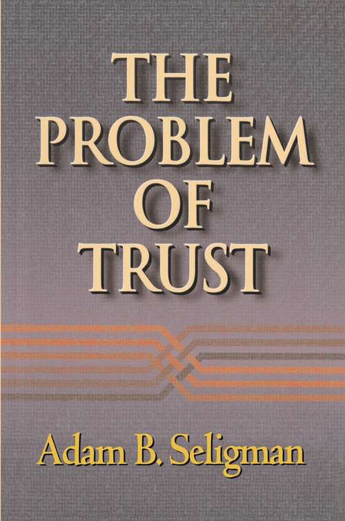 Book cover of The Problem of Trust