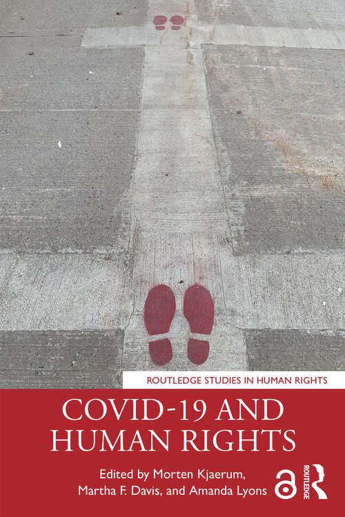 Book cover of COVID-19 and Human Rights (Routledge Studies in Human Rights)