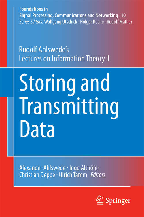Book cover of Storing and Transmitting Data