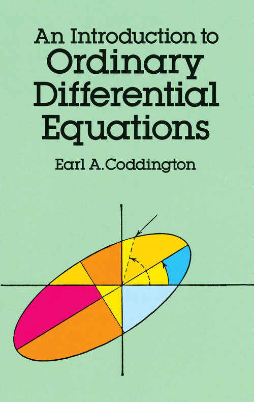 Book cover of An Introduction to Ordinary Differential Equations