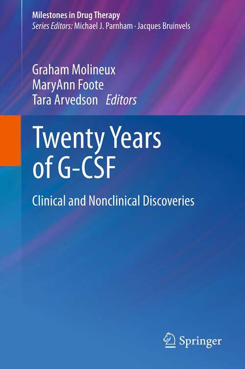 Book cover of Twenty Years of G-CSF